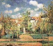 Camille Pissarro Pang plans under the sun Schwarz oil painting